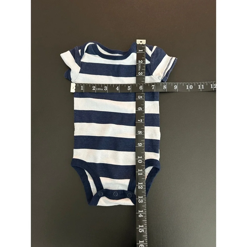 Set Of 3. Carters Boys 03 Months One Piece Outfit Stripes 0010